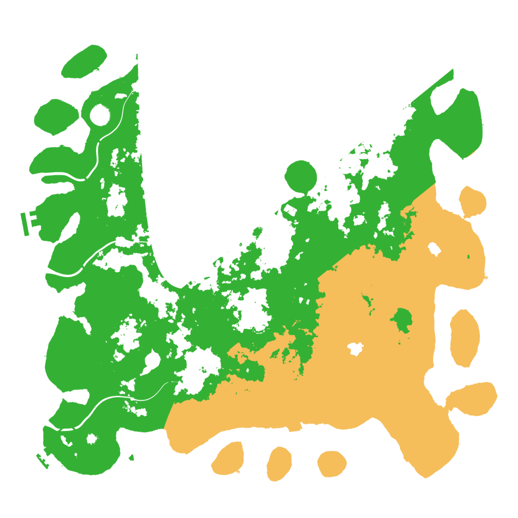 Biome Rust Map: Procedural Map, Size: 4500, Seed: 1660781259