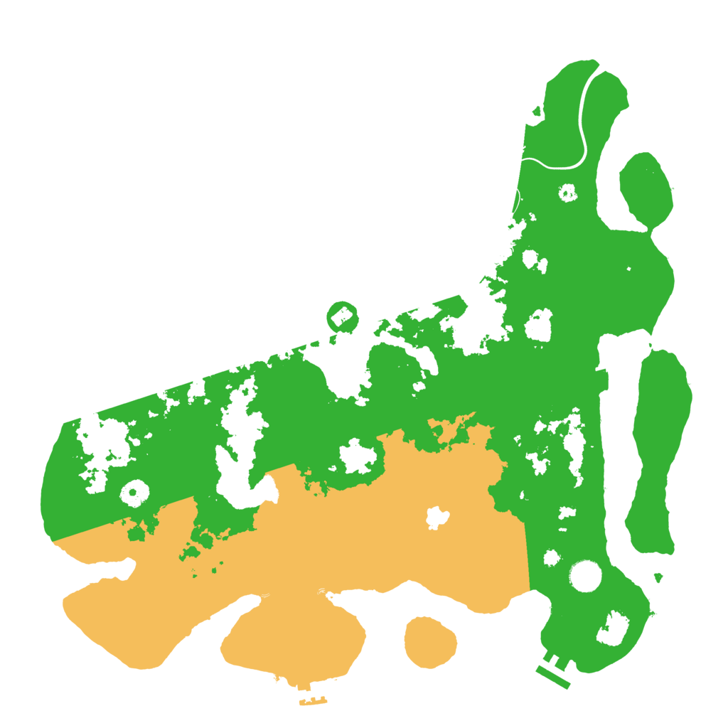 Biome Rust Map: Procedural Map, Size: 4000, Seed: 25253372