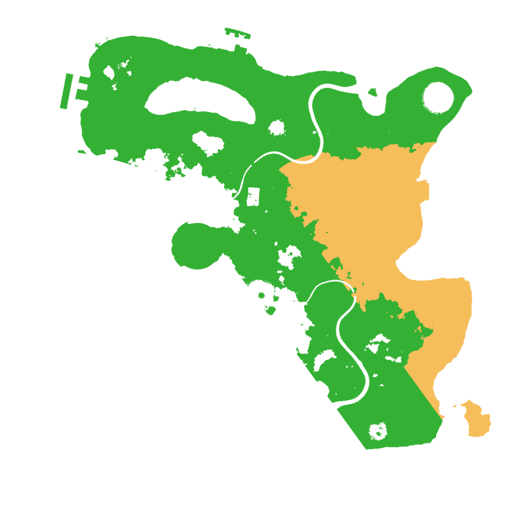 Biome Rust Map: Procedural Map, Size: 3000, Seed: 69292