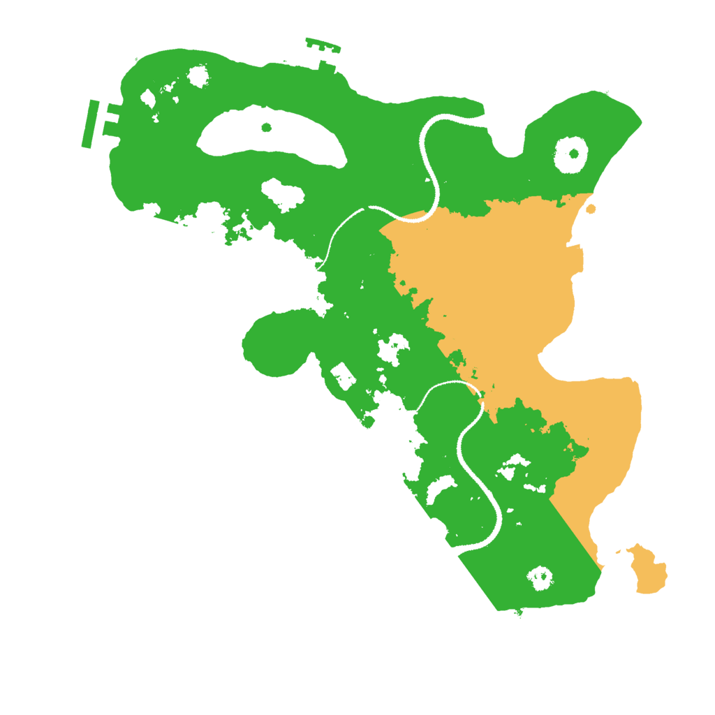 Biome Rust Map: Procedural Map, Size: 3000, Seed: 69292