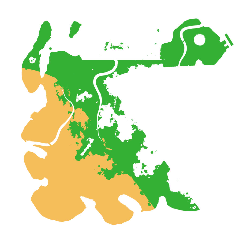 Biome Rust Map: Procedural Map, Size: 3700, Seed: 802371094