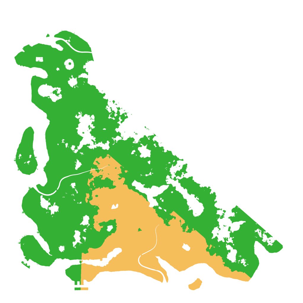 Biome Rust Map: Procedural Map, Size: 4500, Seed: 212738749