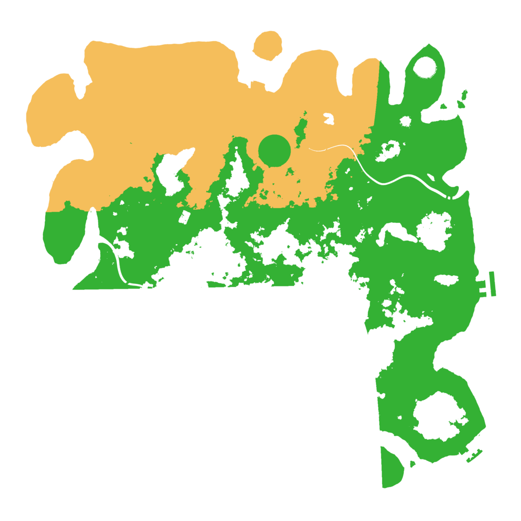 Biome Rust Map: Procedural Map, Size: 4250, Seed: 419288208