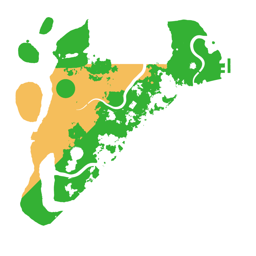 Biome Rust Map: Procedural Map, Size: 3574, Seed: 111323203