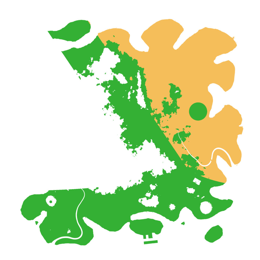 Biome Rust Map: Procedural Map, Size: 3800, Seed: 12102024