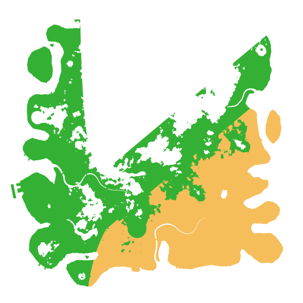 Biome Rust Map: Procedural Map, Size: 4300, Seed: 512864