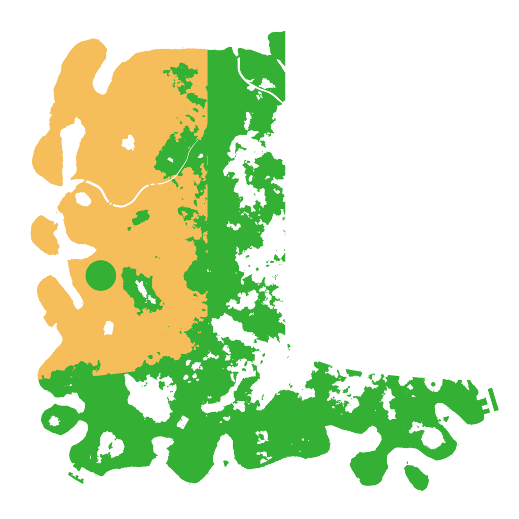 Biome Rust Map: Procedural Map, Size: 4500, Seed: 311348860