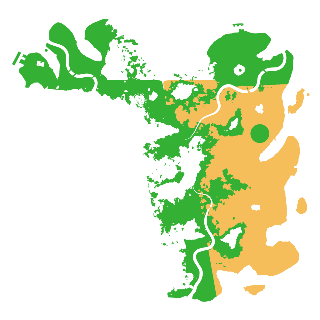 Biome Rust Map: Procedural Map, Size: 4500, Seed: 701789154