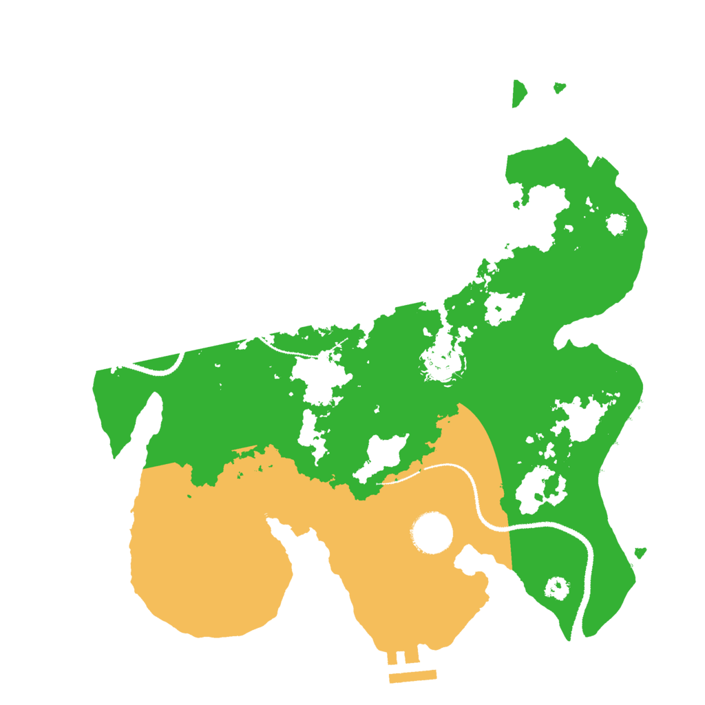 Biome Rust Map: Procedural Map, Size: 3000, Seed: 1576449565