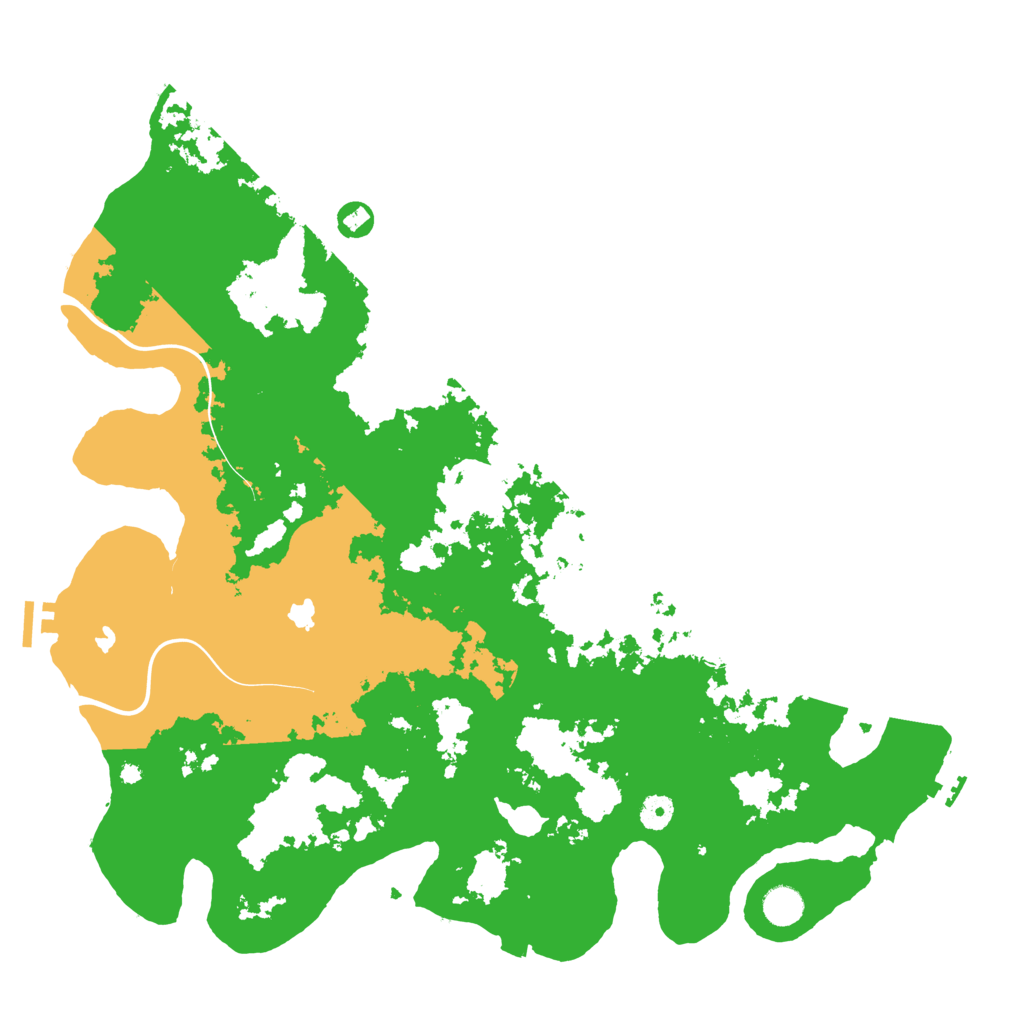 Biome Rust Map: Procedural Map, Size: 4500, Seed: 13778595