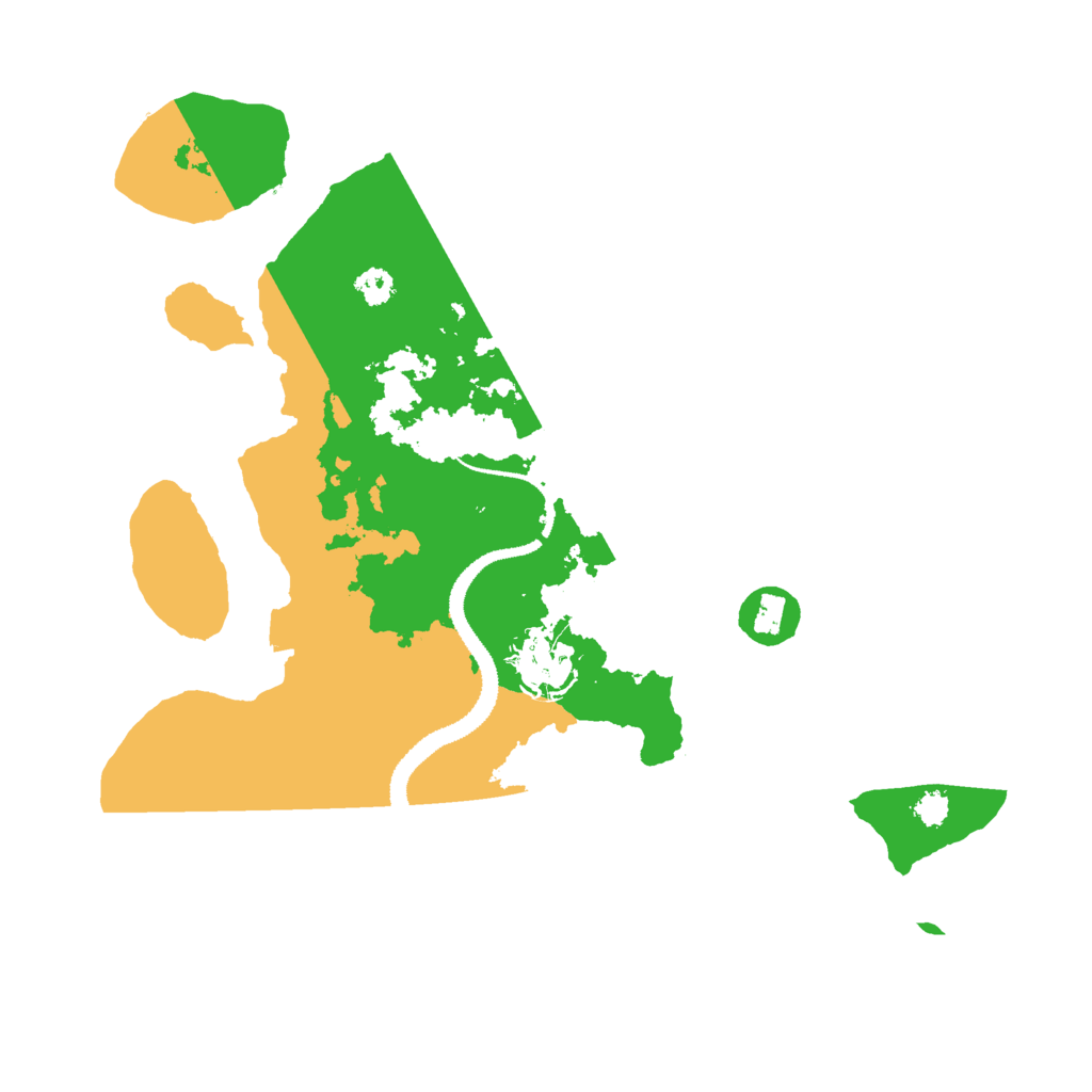 Biome Rust Map: Procedural Map, Size: 3000, Seed: 1133729104
