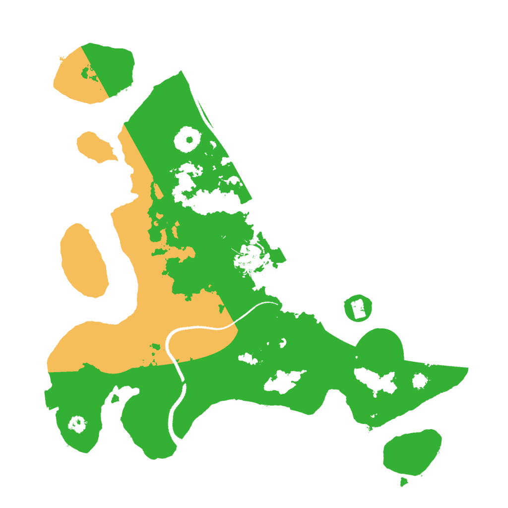 Biome Rust Map: Procedural Map, Size: 3000, Seed: 1133729104