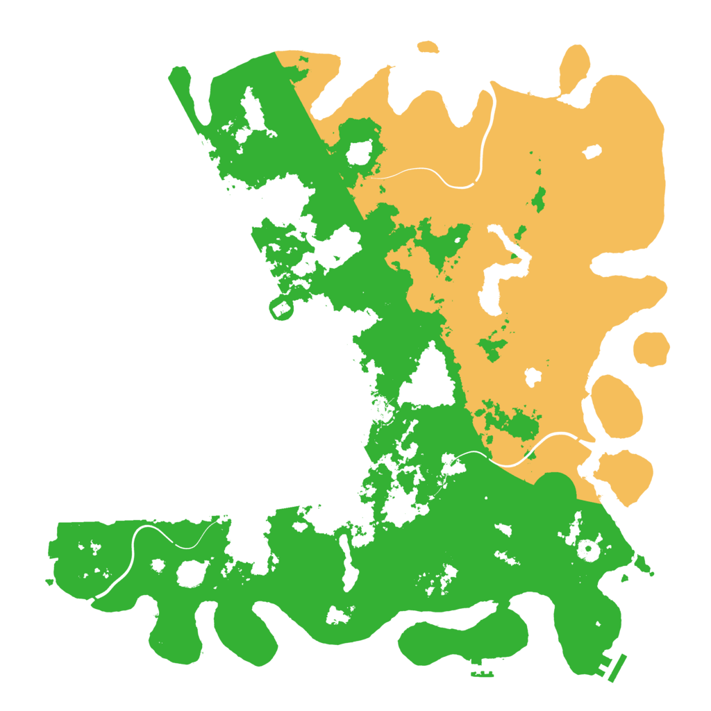 Biome Rust Map: Procedural Map, Size: 4750, Seed: 204