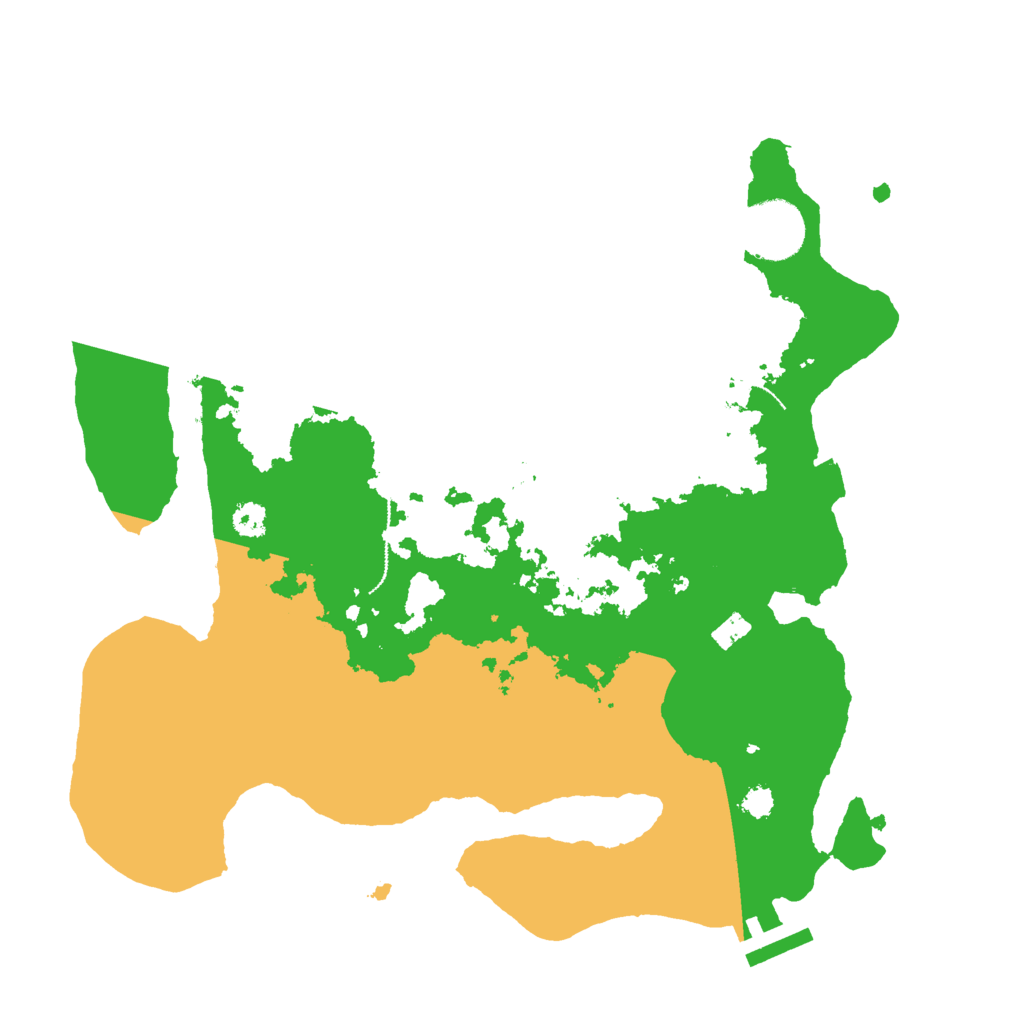 Biome Rust Map: Procedural Map, Size: 3000, Seed: 17919992