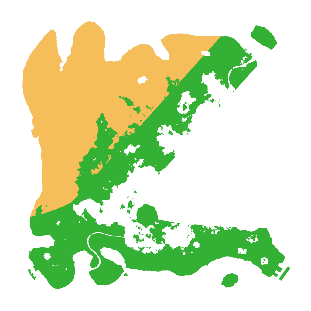 Biome Rust Map: Procedural Map, Size: 4000, Seed: 459599272