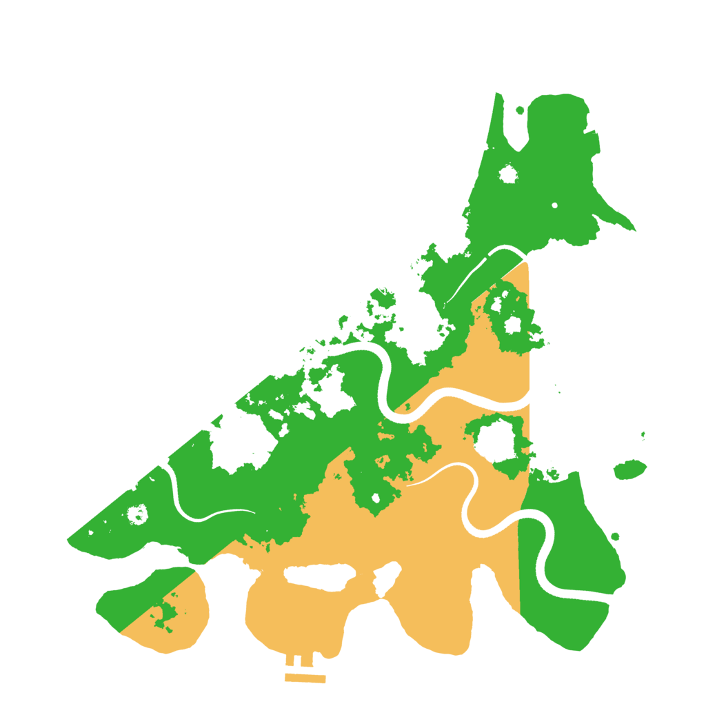 Biome Rust Map: Procedural Map, Size: 3500, Seed: 1931033197