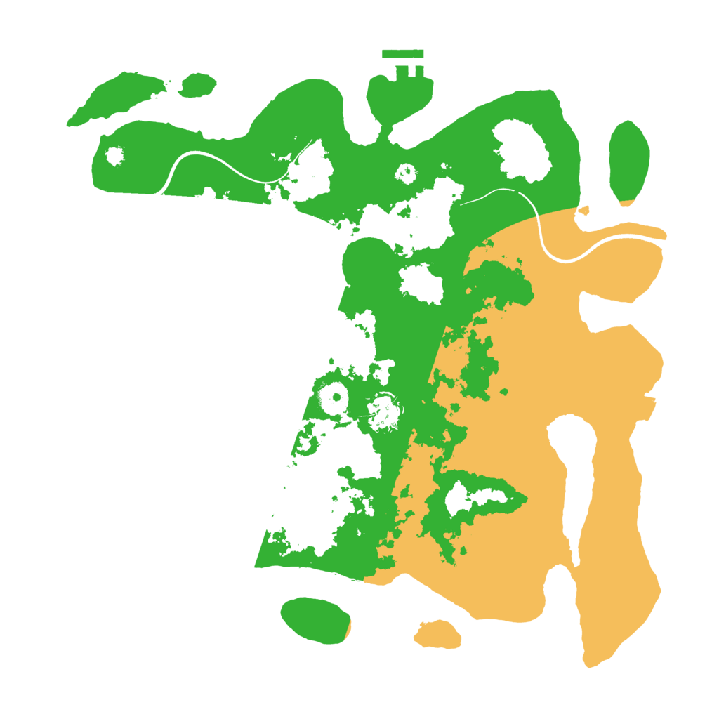 Biome Rust Map: Procedural Map, Size: 3500, Seed: 984651987