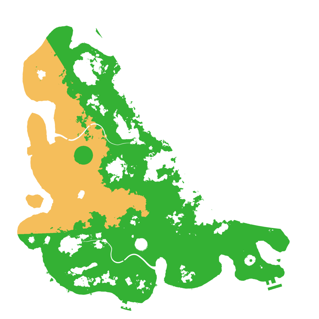 Biome Rust Map: Procedural Map, Size: 4500, Seed: 1172627278