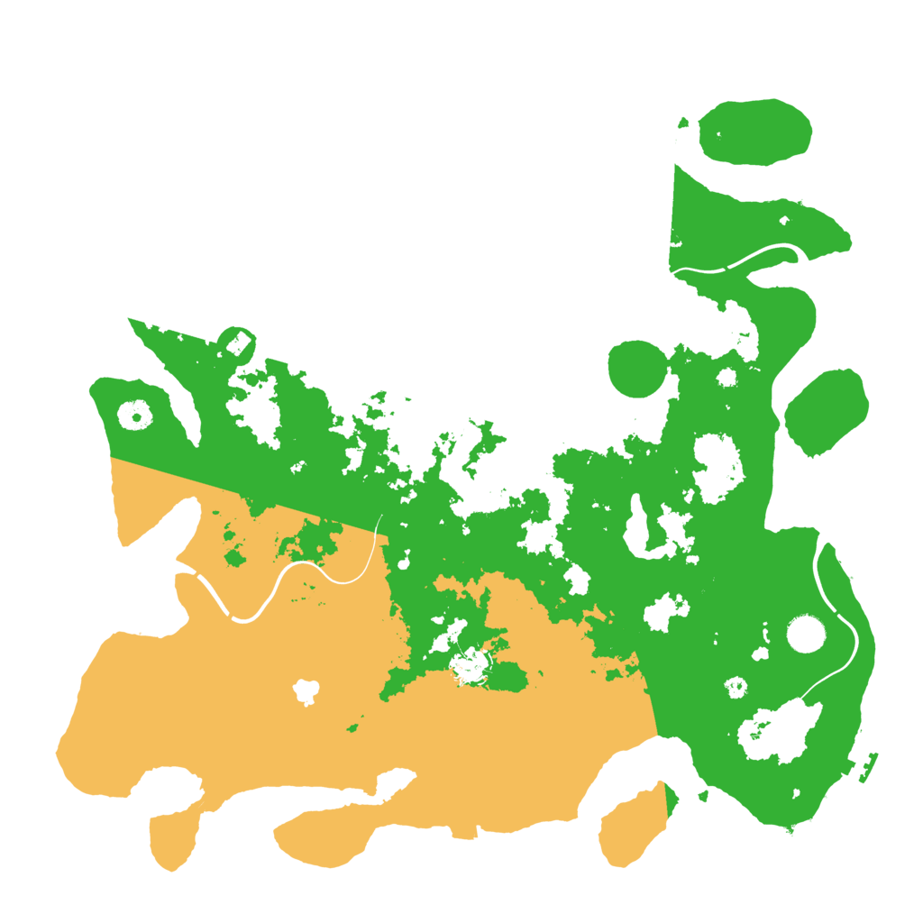 Biome Rust Map: Procedural Map, Size: 4250, Seed: 286672