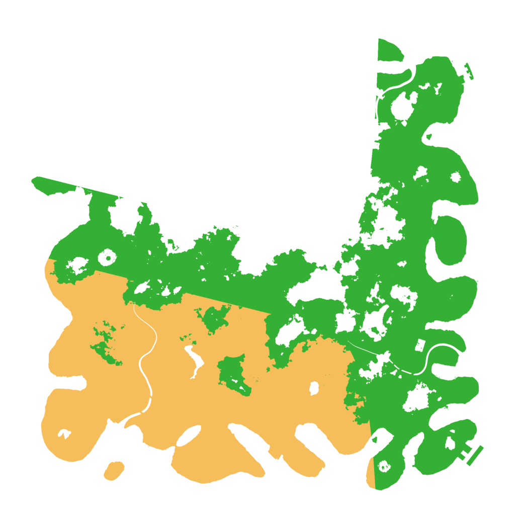 Biome Rust Map: Procedural Map, Size: 4500, Seed: 1519861265