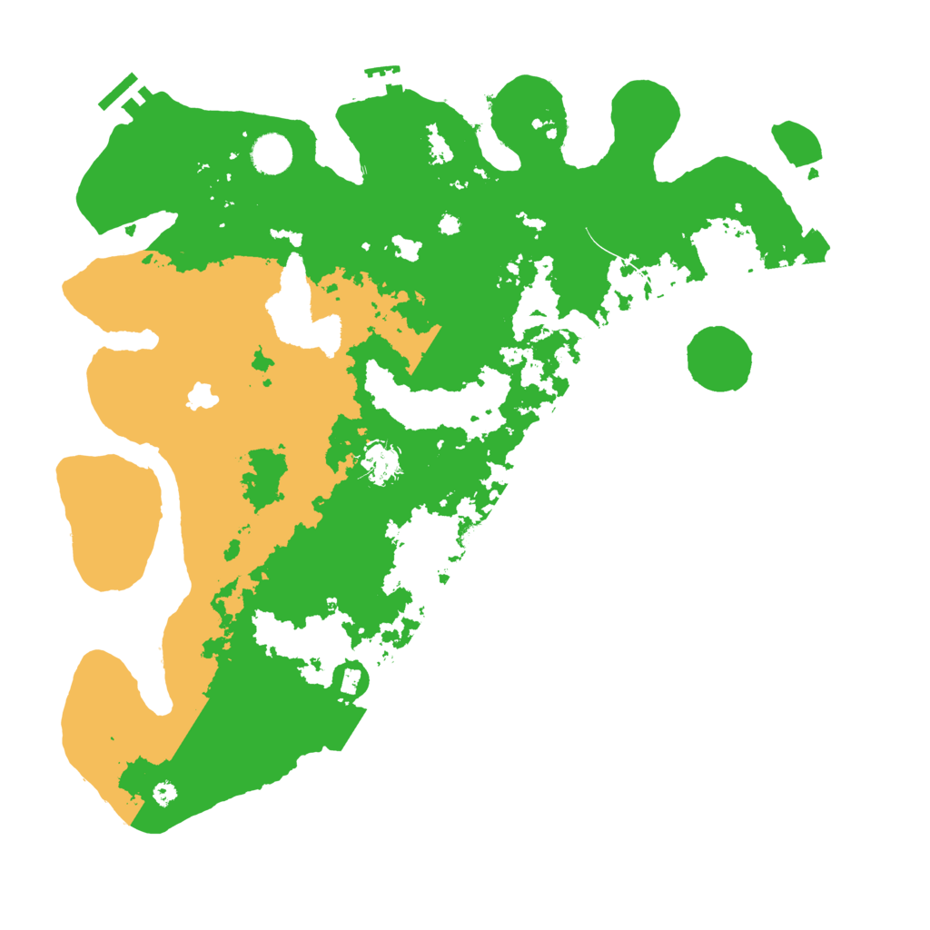 Biome Rust Map: Procedural Map, Size: 4000, Seed: 254452193