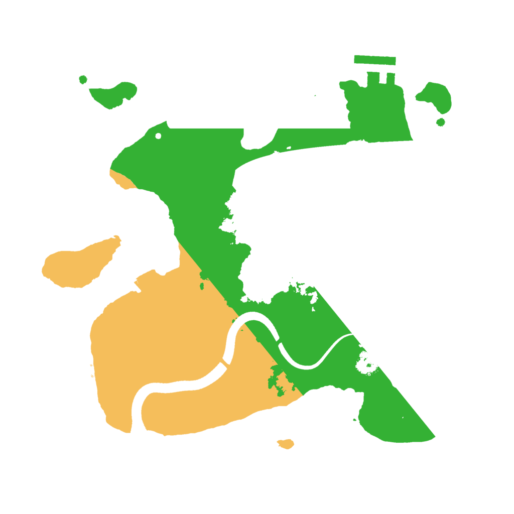 Biome Rust Map: Procedural Map, Size: 2499, Seed: 1337