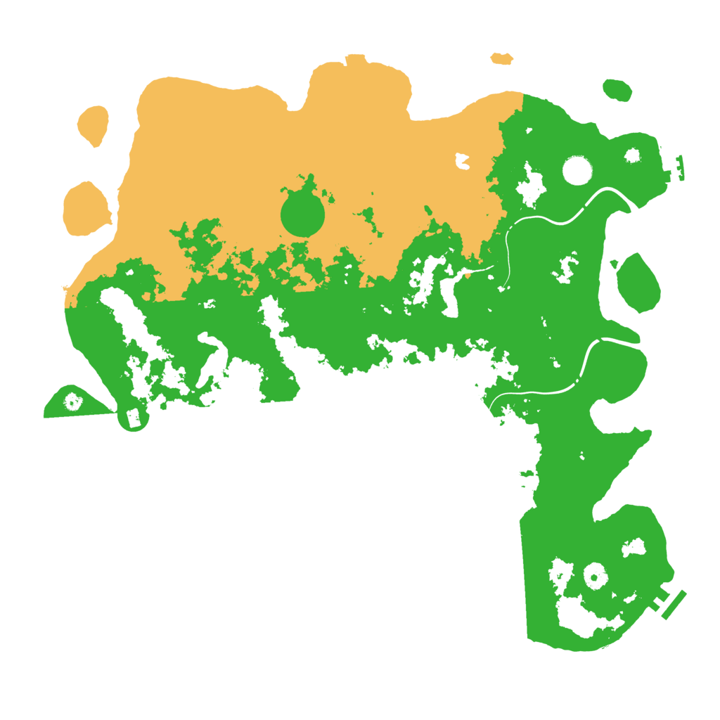 Biome Rust Map: Procedural Map, Size: 4300, Seed: 1481903184