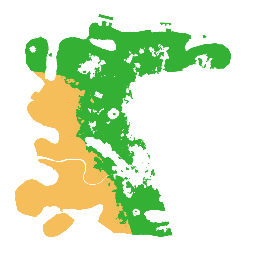 Biome Rust Map: Procedural Map, Size: 3500, Seed: 183379792