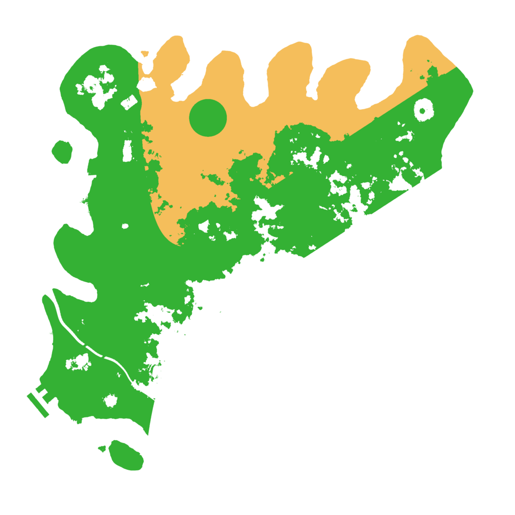 Biome Rust Map: Procedural Map, Size: 3618, Seed: 719266