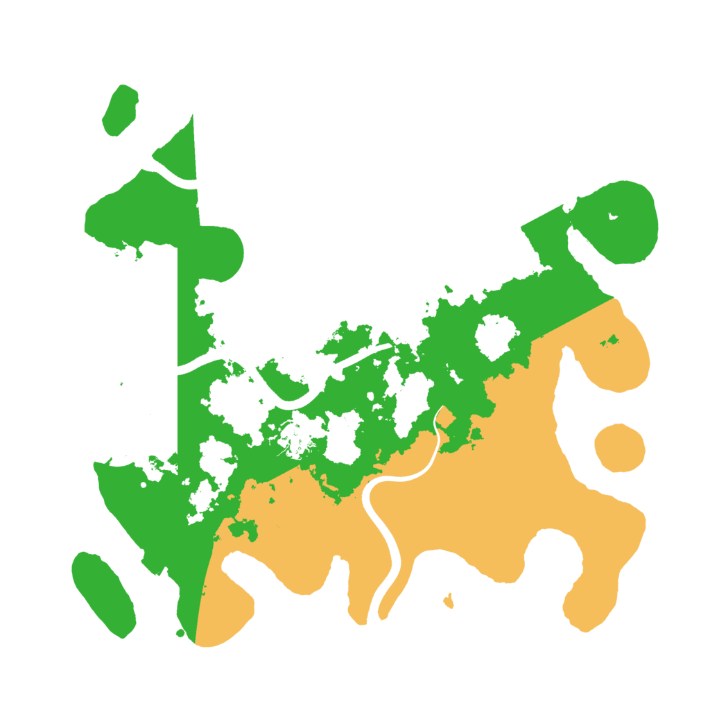 Biome Rust Map: Procedural Map, Size: 3500, Seed: 282025994