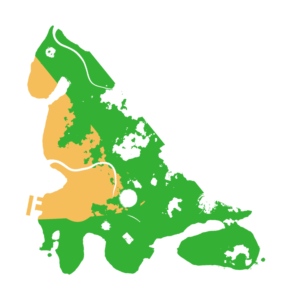 Biome Rust Map: Procedural Map, Size: 3000, Seed: 1551177802