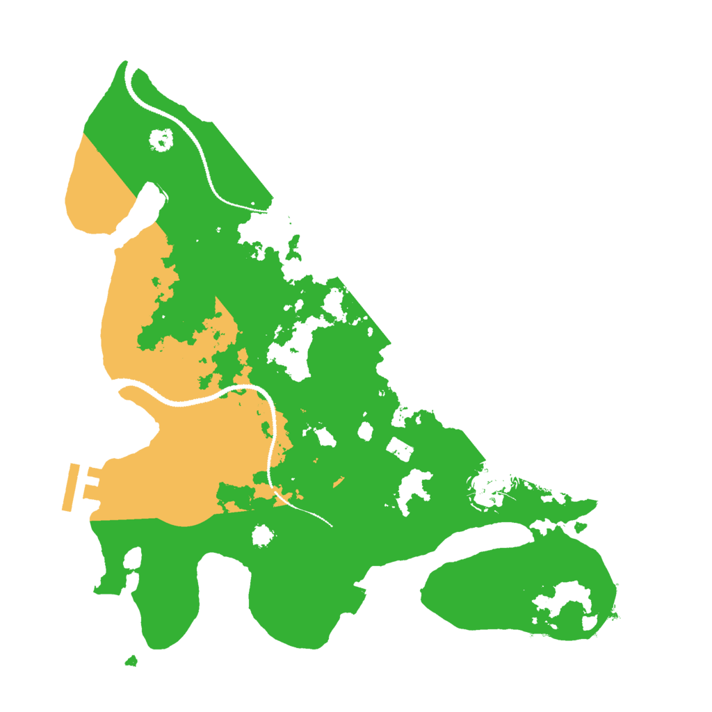 Biome Rust Map: Procedural Map, Size: 3000, Seed: 1551177802