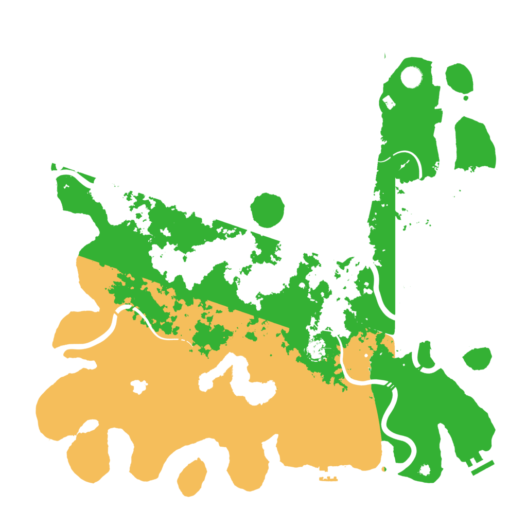 Biome Rust Map: Procedural Map, Size: 4350, Seed: 756428642