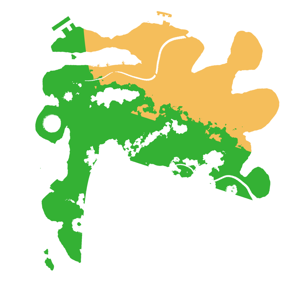 Biome Rust Map: Procedural Map, Size: 3000, Seed: 1688970611