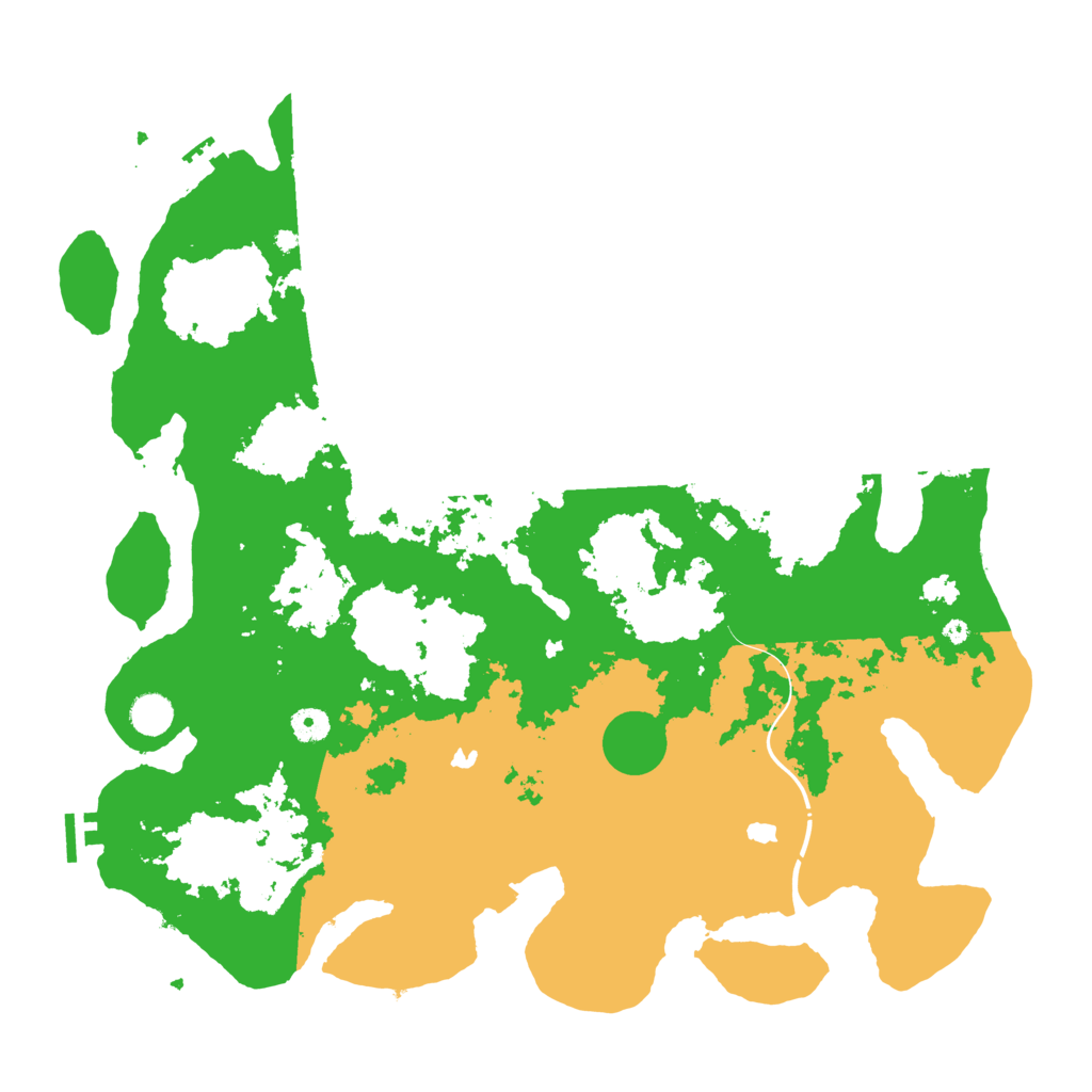 Biome Rust Map: Procedural Map, Size: 4500, Seed: 667864415