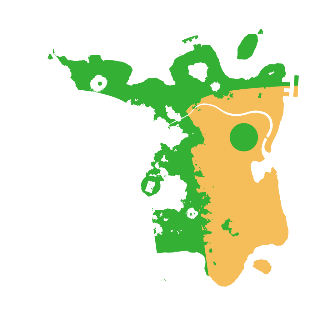 Biome Rust Map: Procedural Map, Size: 3000, Seed: 15566