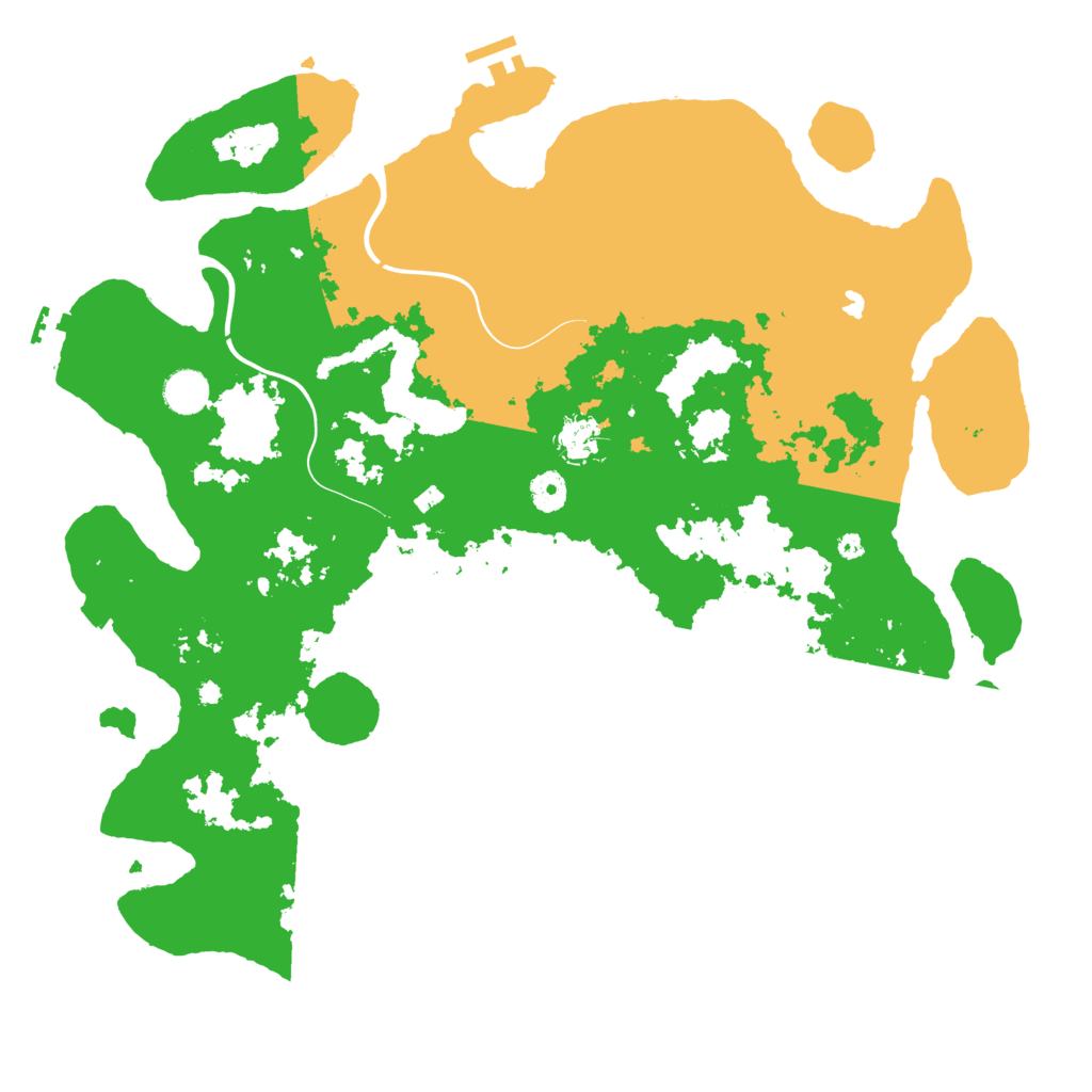 Biome Rust Map: Procedural Map, Size: 4250, Seed: 870214380