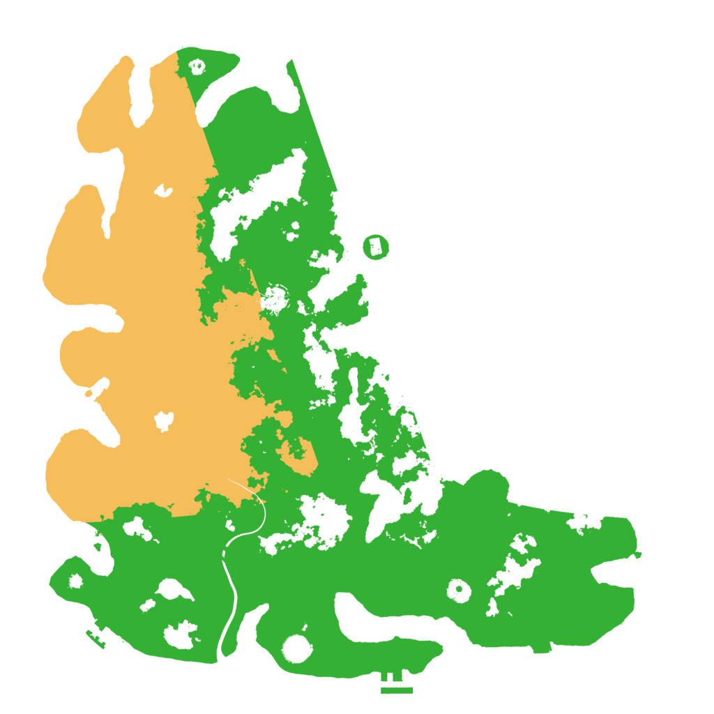 Biome Rust Map: Procedural Map, Size: 4500, Seed: 716393007