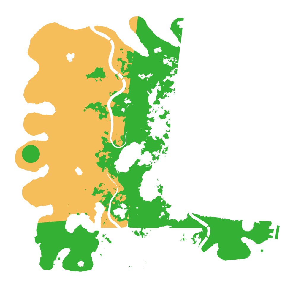Biome Rust Map: Procedural Map, Size: 4500, Seed: 2057849284