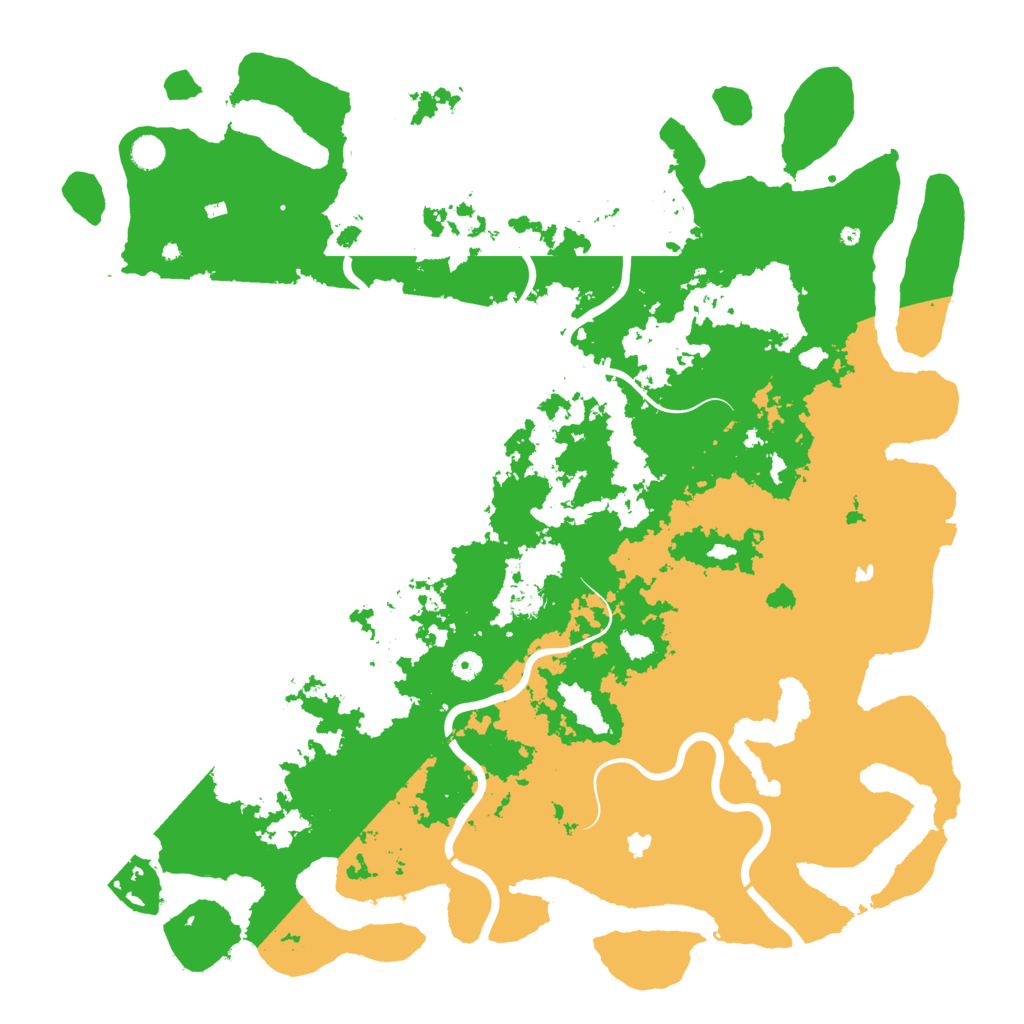 Biome Rust Map: Procedural Map, Size: 5300, Seed: 1234567