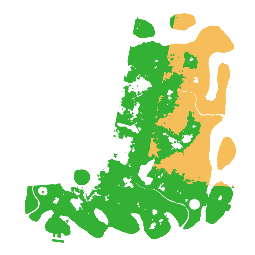 Biome Rust Map: Procedural Map, Size: 4250, Seed: 420966712