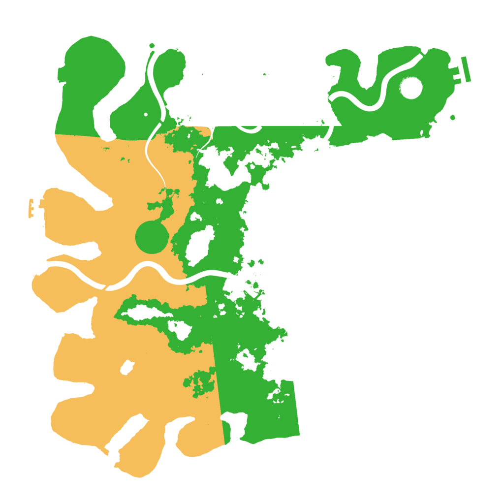 Biome Rust Map: Procedural Map, Size: 4000, Seed: 2002699066