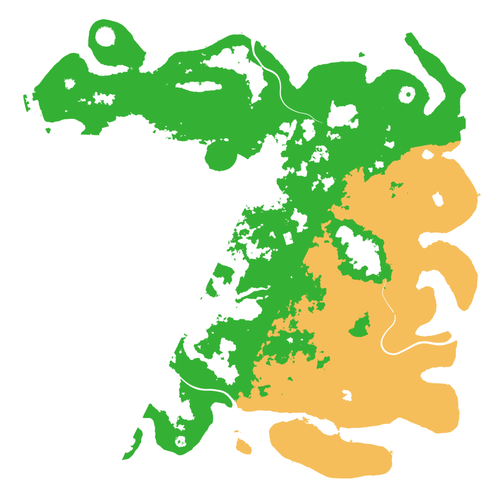 Biome Rust Map: Procedural Map, Size: 4500, Seed: 888184778