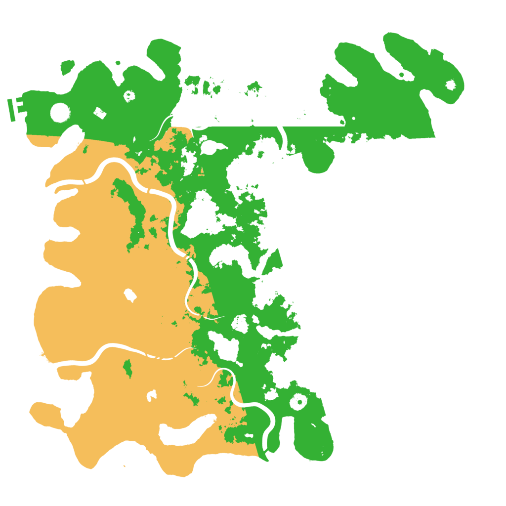 Biome Rust Map: Procedural Map, Size: 4500, Seed: 74304234