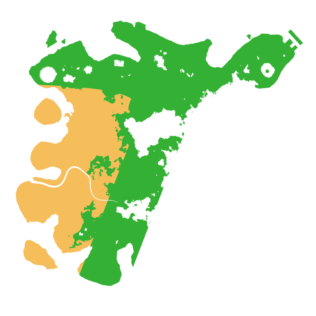 Biome Rust Map: Procedural Map, Size: 3500, Seed: 1917686848