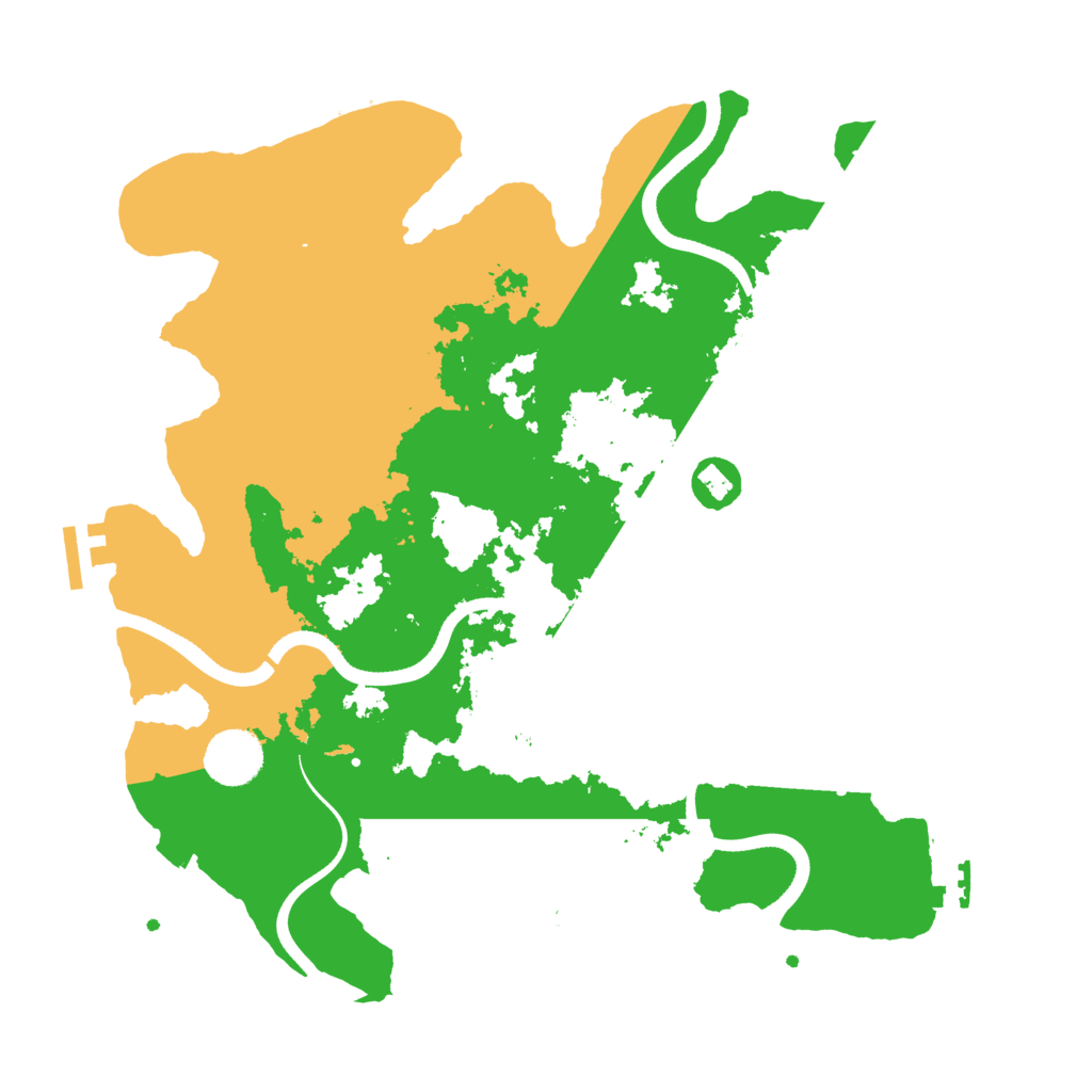 Biome Rust Map: Procedural Map, Size: 3500, Seed: 1287593637