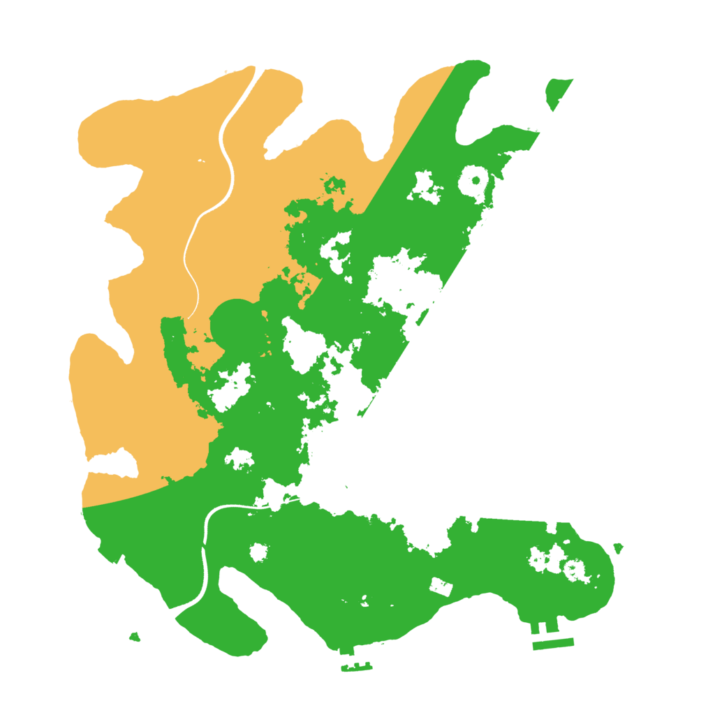 Biome Rust Map: Procedural Map, Size: 3500, Seed: 1287593637