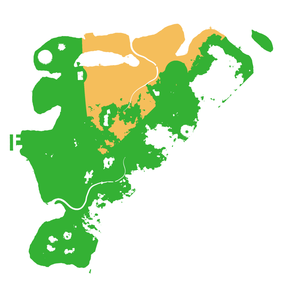 Biome Rust Map: Procedural Map, Size: 3800, Seed: 358055072