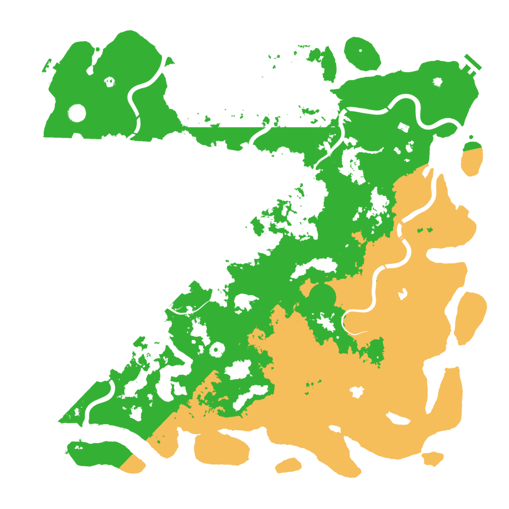 Biome Rust Map: Procedural Map, Size: 5000, Seed: 812