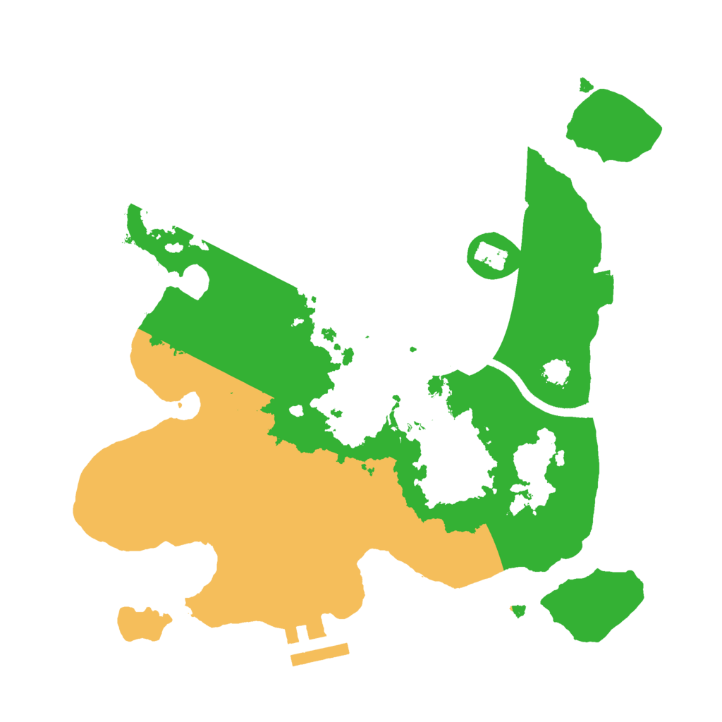 Biome Rust Map: Procedural Map, Size: 2500, Seed: 869735027